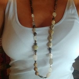 Boho Genuine Multi Stone Necklace